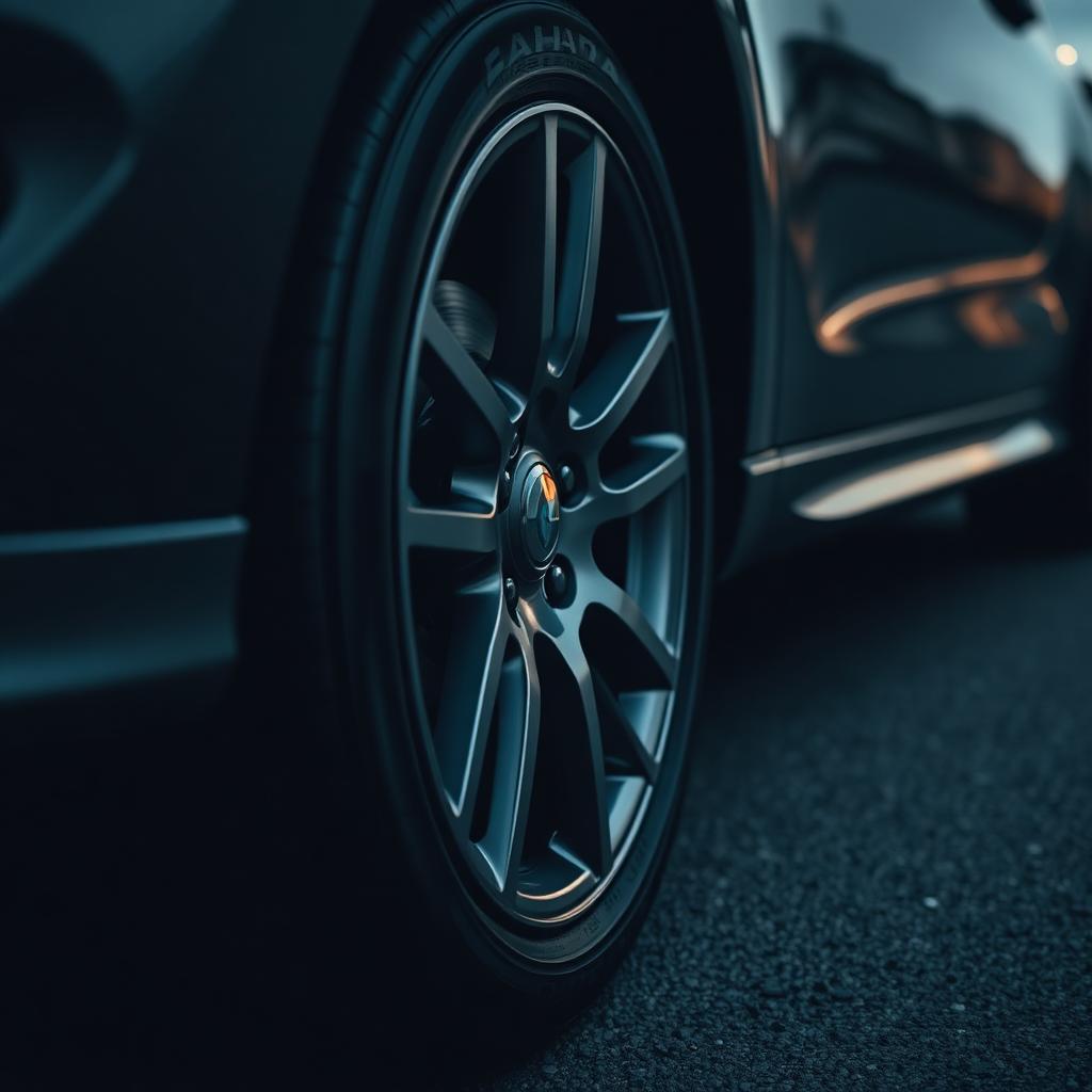 Leichtmetallfelge im Detail